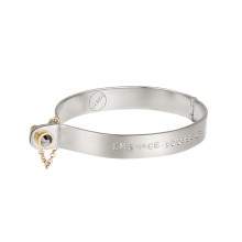 Silberarmband mit der Möglichkeit der Personalisierung