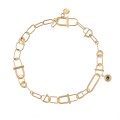 Vergoldete Halskette - Kette mit Kristall aus der Holos-Kollektion HON68-1 ORSKA