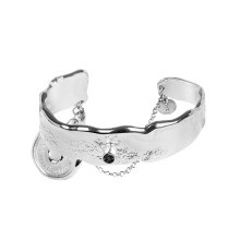 Unregelmäßiges Silberarmband aus der New Stone Kollektion