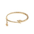 Vergoldetes Schlangenarmband