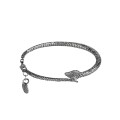 Silbernes Schlangenarmband