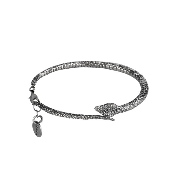 Silbernes Schlangenarmband