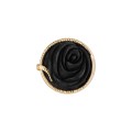 Vergoldeter Ring mit schwarzer Rose aus der Kembali-Kollektion KEP64-1 ORSKA-a
