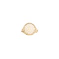 Goldener Siegelring mit Chrysantheme aus der Kembali-Kollektion KEP48-1 ORSKA