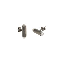 Kleine silberne Ohrstecker mit Perlen aus der Astro Kollektion