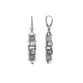 Silberohrringe aus der Soda-Kollektion an einem englischen Haken SK44-2 ORSKA Schmuck