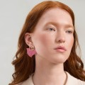 Originelle, roségoldene Ohrringe aus der Tache TAK32-23-2 ORSKA Kollektion