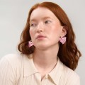 Originelle, roségoldene Ohrringe aus der Tache TAK32-23-3 ORSKA Kollektion