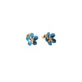 Zarte Vergissmeinnicht-Ohrringe aus der Plantis-Kollektion - ORSKA Schmuck