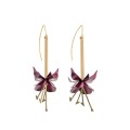 Hängende Ohrringe in Form einer Fuchsienblüte aus der Plantis-Kollektion - ORSKA Schmuck