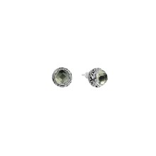 Silberne Ohrstecker mit Amethysten aus der Duo Kollektion