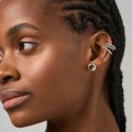 Silberne Ohrstecker mit Amethysten aus der Duo-Kollektion DOK34-1-ORSKA