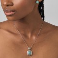 Silberkette mit blauem Amazonit aus der Duo-Kollektion DON56-1 ORSKA