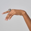 Originalring mit Schlangen und Amethyst aus der DuoDOP48-1 ORSKA Kollektion