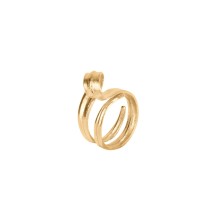 Zarter vergoldeter Knotenring aus der Prato Kollektion