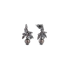 Beerenohrringe in Silber