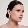Goldohrringe mit Onyx aus der Parer-Kollektion PRK36-1 ORSKA