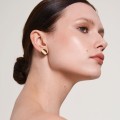 Zarte Creolen mit Schraube aus der Rundo ORSKA Jewelry RK21-5 Kollektion