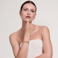Vergoldetes Armband mit einem Zweig und einer dekorativen Kette aus der Thuja ORSKA TA38-1 Kollektion