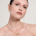 Asymmetrische Ohrstecker mit Kristall aus der Thuja ORSKA TK31-1 Kollektion