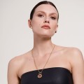Goldkette mit Augentattoo-Anhänger aus der Tattoo TTN48-1 ORSKA Kollektion