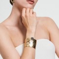 Breites vergoldetes Armband mit synthetischem Stein aus der New Stone NSA78-1 ORSKA Kollektion