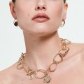 Asymmetrische Ohrringe mit synthetischem Stein aus der New Stone NSK36-2 ORSKA Kollektion