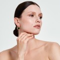 Vergoldete Ohrringe mit synthetischem Stein aus der New Stone NSK36-2 ORSKA Kollektion