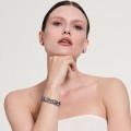 Schmales Silberarmband mit Kristallen aus der Soda SA62-2 ORSKA Kollektion