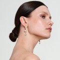 Hängende asymmetrische Perlenohrringe aus der Parer-Kollektion PRK43-1 ORSKA Jewelry