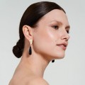 Ohrringe mit länglichem Onyx aus der Parer-Kollektion PRK44-1 ORSKA