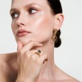 Ring mit einem synthetischen Stein aus der New Stone NSP37-1 ORSKA Kollektion