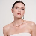 Elegante, schmale Ohrringe aus der New Stone NSK29-1 ORSKA Kollektion