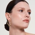 Künstlerische, hängende Ohrringe aus der New Stone NSK33-1 ORSKA Kollektion