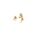Ohrringe mit Zweigen an einer Schraube aus der Thuja-Kollektion von ORSKA Schmuck