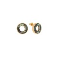 Messing-Ohrstecker aus der Machina-Kollektion – Orska Schmuck