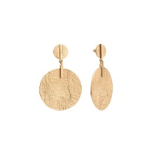 Hängende Creolen-Ohrstecker aus der Moon Kollektion