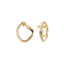 Originelle goldene Ohrstecker aus der New Stone Kollektion