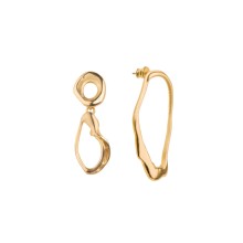 Asymmetrische Hängeohrringe aus der New Stone Kollektion