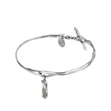 Silberarmband mit Meteoritenanhänger aus der Meteoros Kollektion