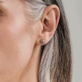 Kleine Ohrringe aus Gold mit Rohdiamanten aus der Kollektion Verum VRK78-3 ORSKA