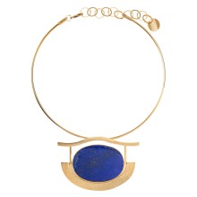 Originales, altes Halsband mit Lapislazuli-Anker aus der Origin Kollektion