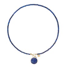 Goldene lapislazulifarbene Blume aus der Orini Kollektion