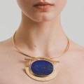 Sztywna kolia z zawieszką lapis lazuli z kolekcji Orini -1 ORSKA
