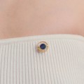 Pozłacany pin z lapis lazuli "Pełnia Księżyca" z kolekcji Orini  ORB19-3 ORSKA