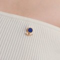 Pozłacany pin z lapis lazuli "Księżyc w nowiu" z kolekcji Orini  ORB19-1 ORSKA