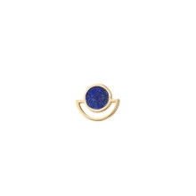 Goldener Lapislazuli-Pin „Quadra Moon“ aus der Orini Kollektion