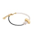 Zartes Onyx- und Perlenarmband aus der Parer PRA38-1 ORSKA Kollektion