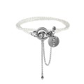 Doppeltes Perlenarmband mit Silberverschluss aus der Soda ORSKA Kollektion