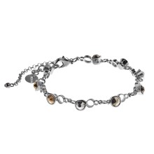 Zartes Silberarmband mit Kristallen aus der Soda Kollektion